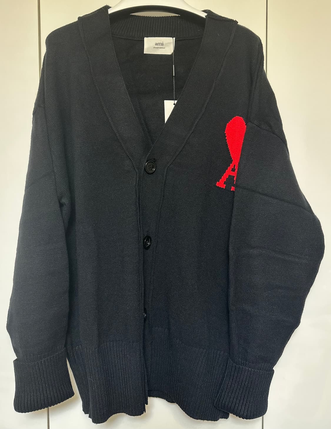 아미 인타르시아 빅하트 울 가디건 남여공용 상품이미지1