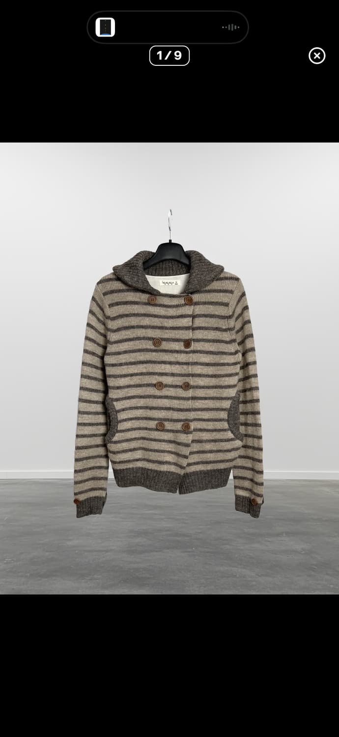 SM2 스트라이프 울 니트 가디건 상품이미지1