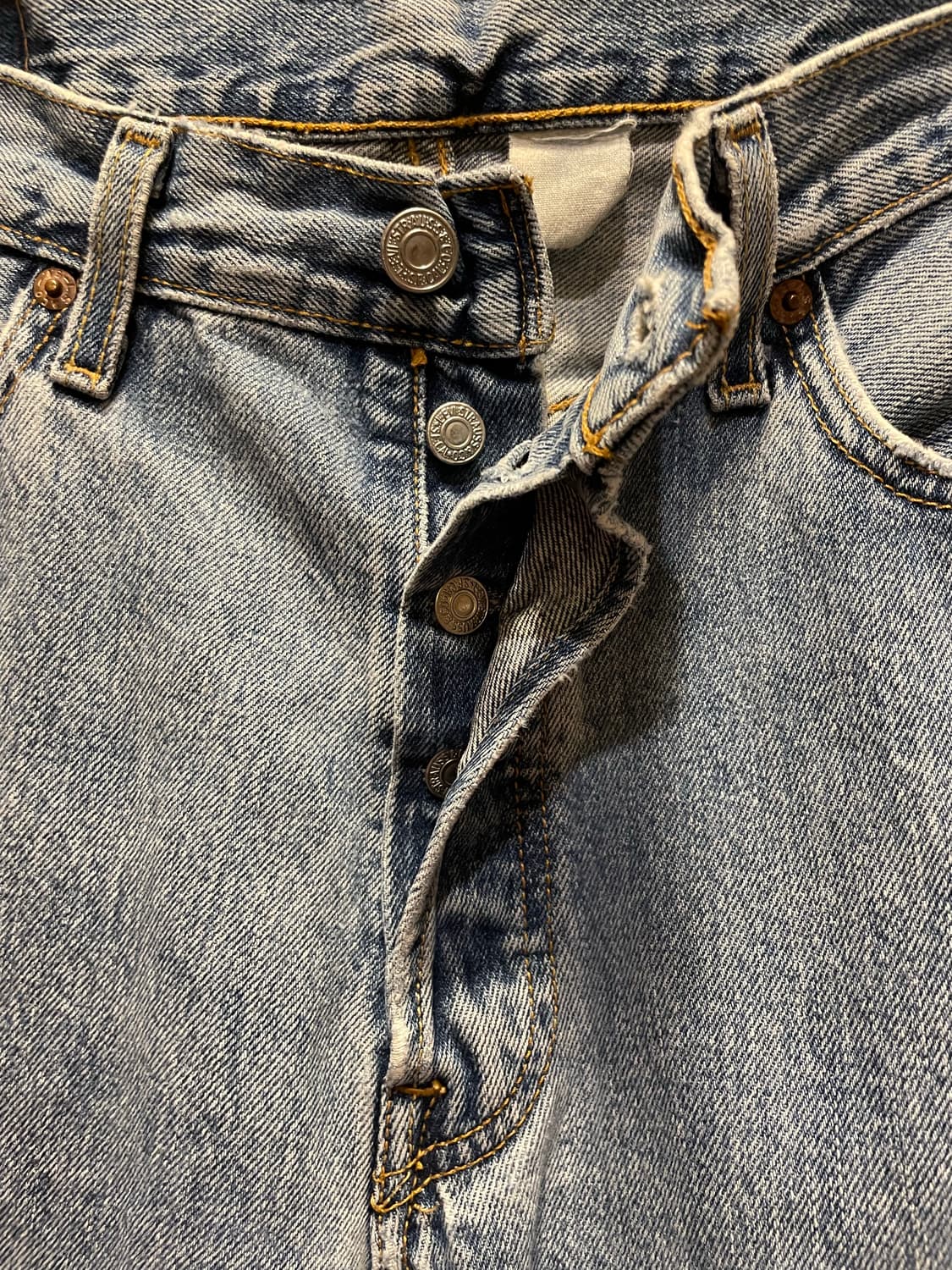 1990’s Levi’s 501 Button Fly Denim Pants 상품이미지6