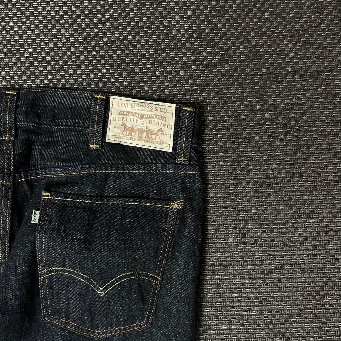 (38) 리바이스 539 블랙 빈티지 스트레이트 데님 팬츠 상품이미지6