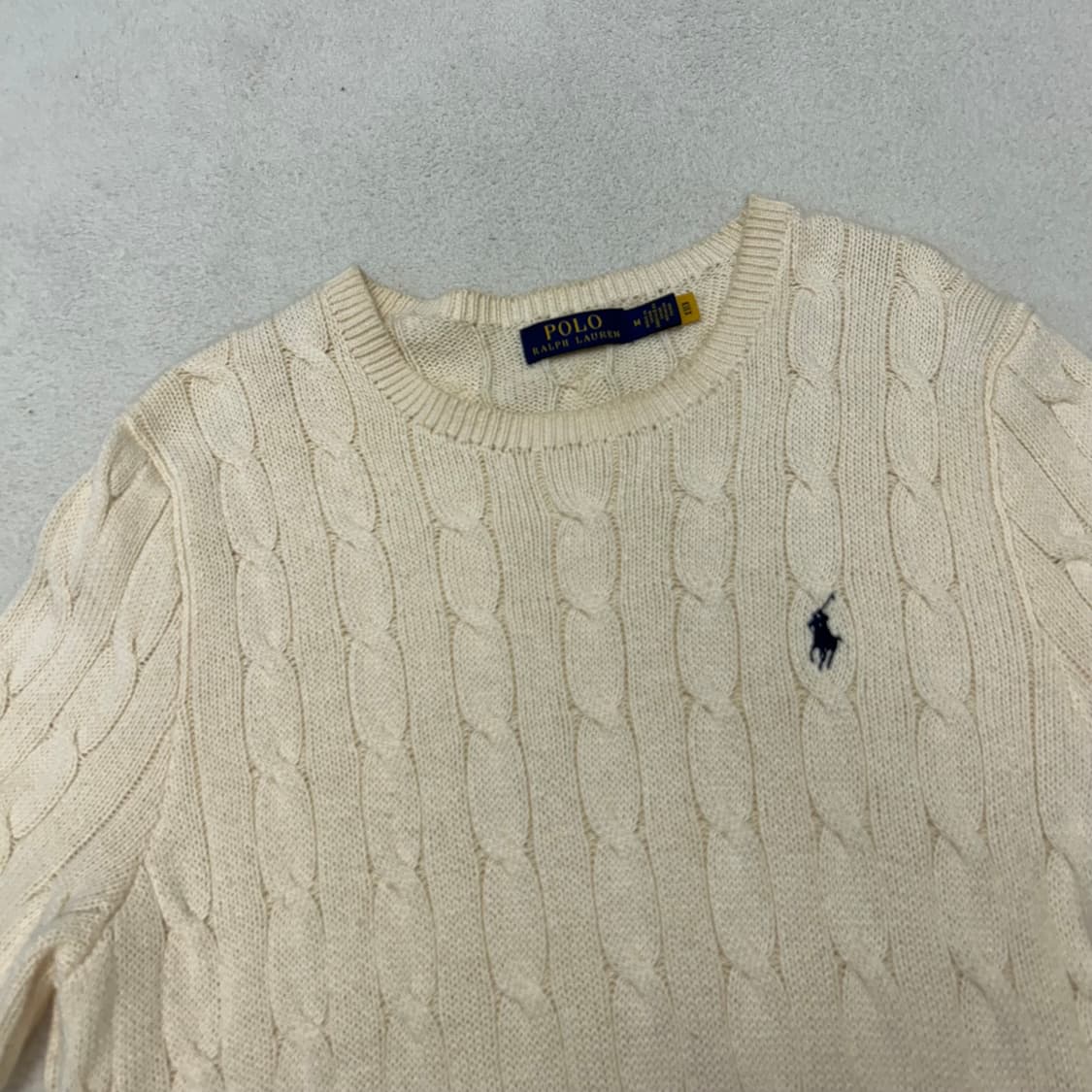 Polo ivory short-sleeve knit 상품이미지5