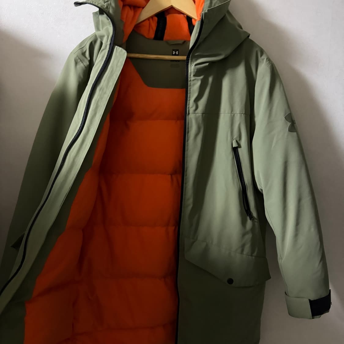 언더아머 오리털 야상 집업 다운 점퍼 L (남성 105정도) 상품이미지7