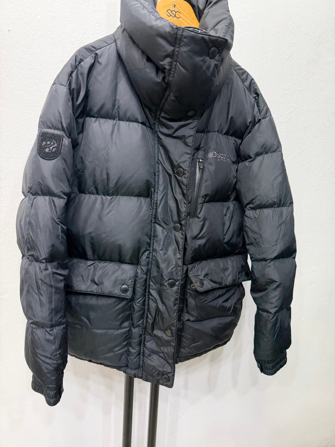 정품) 디스커버리 여성 블랙 패딩 90 상품이미지2