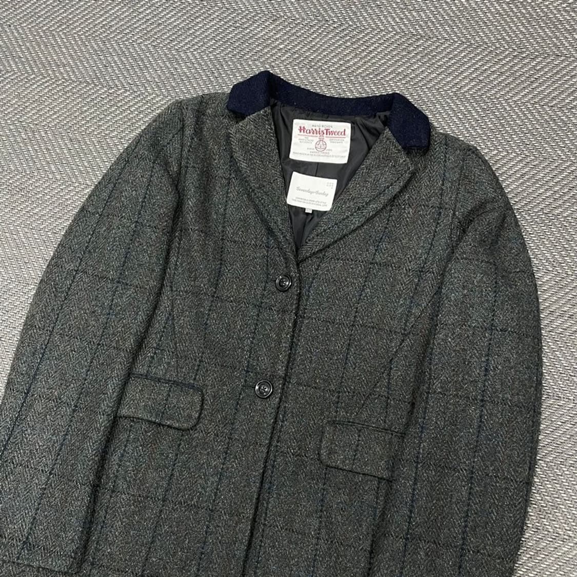 세븐데이즈 선데이 해리스 트위드 코트 v0223 상품이미지3