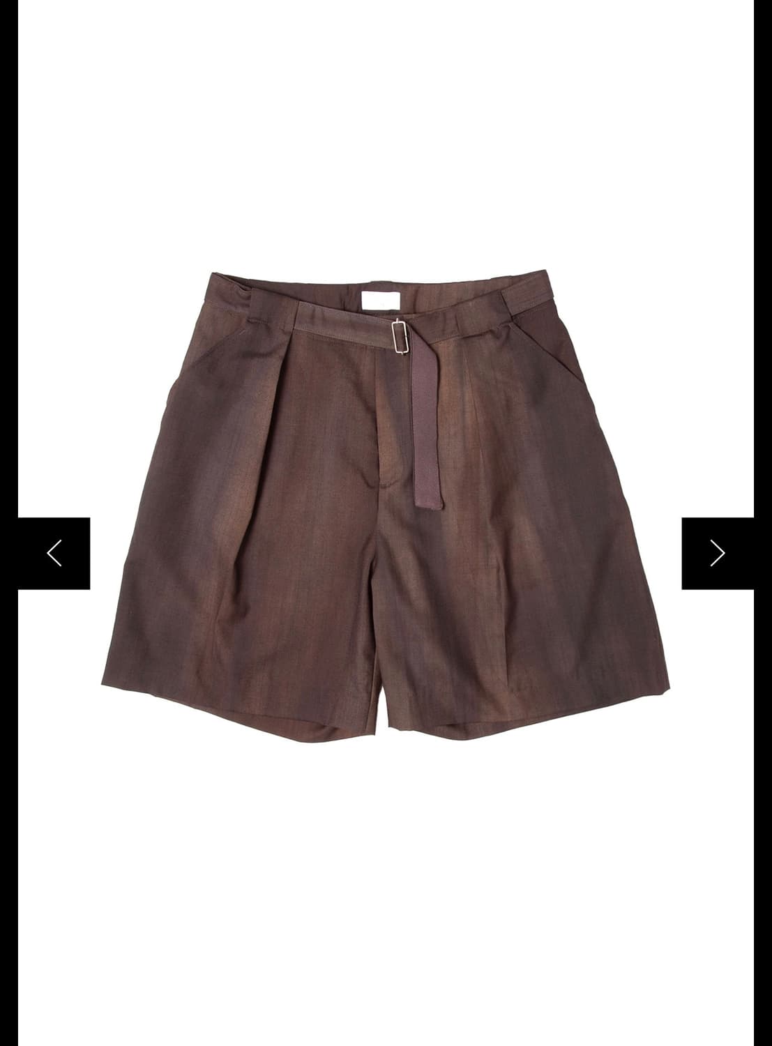 UNDECORATED Gradation Wool Short Pants 상품이미지1