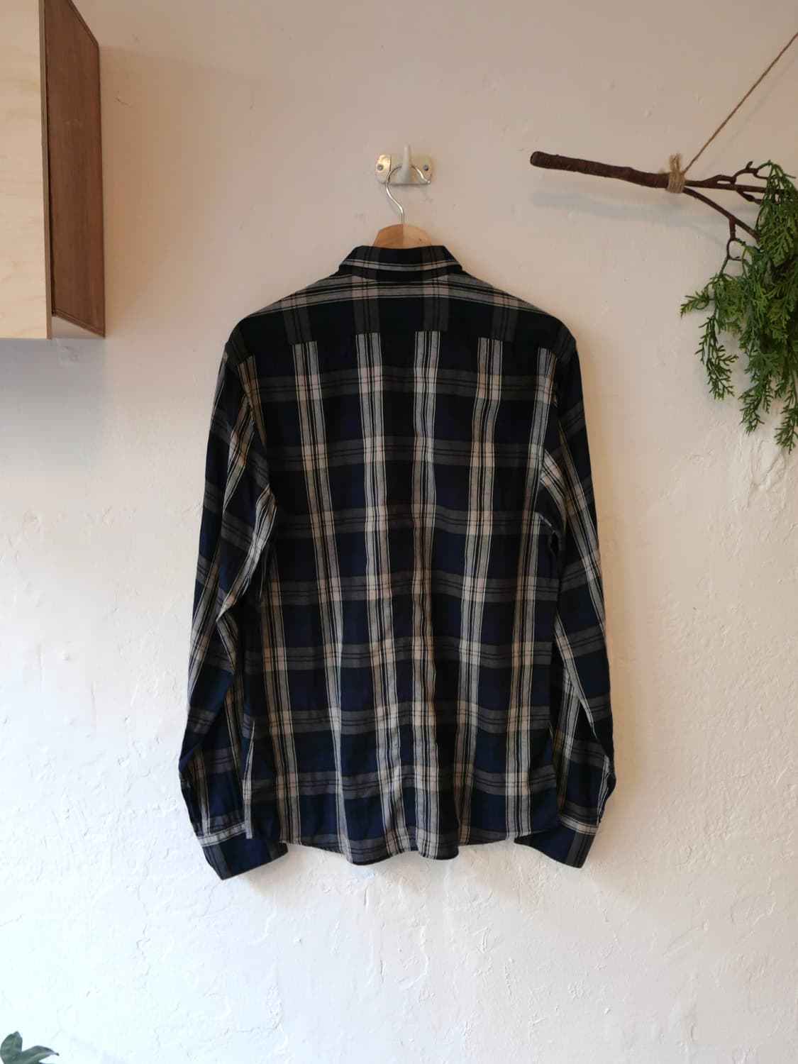 드리스 반 노튼 체크 셔츠 상품이미지3