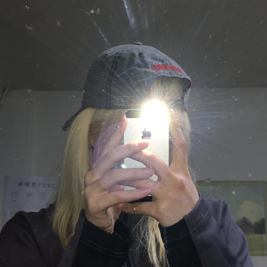 투티/0364 THRASHER 트레셔 흑청 패치 로고 빈티지 Y2K 캡 상품이미지2