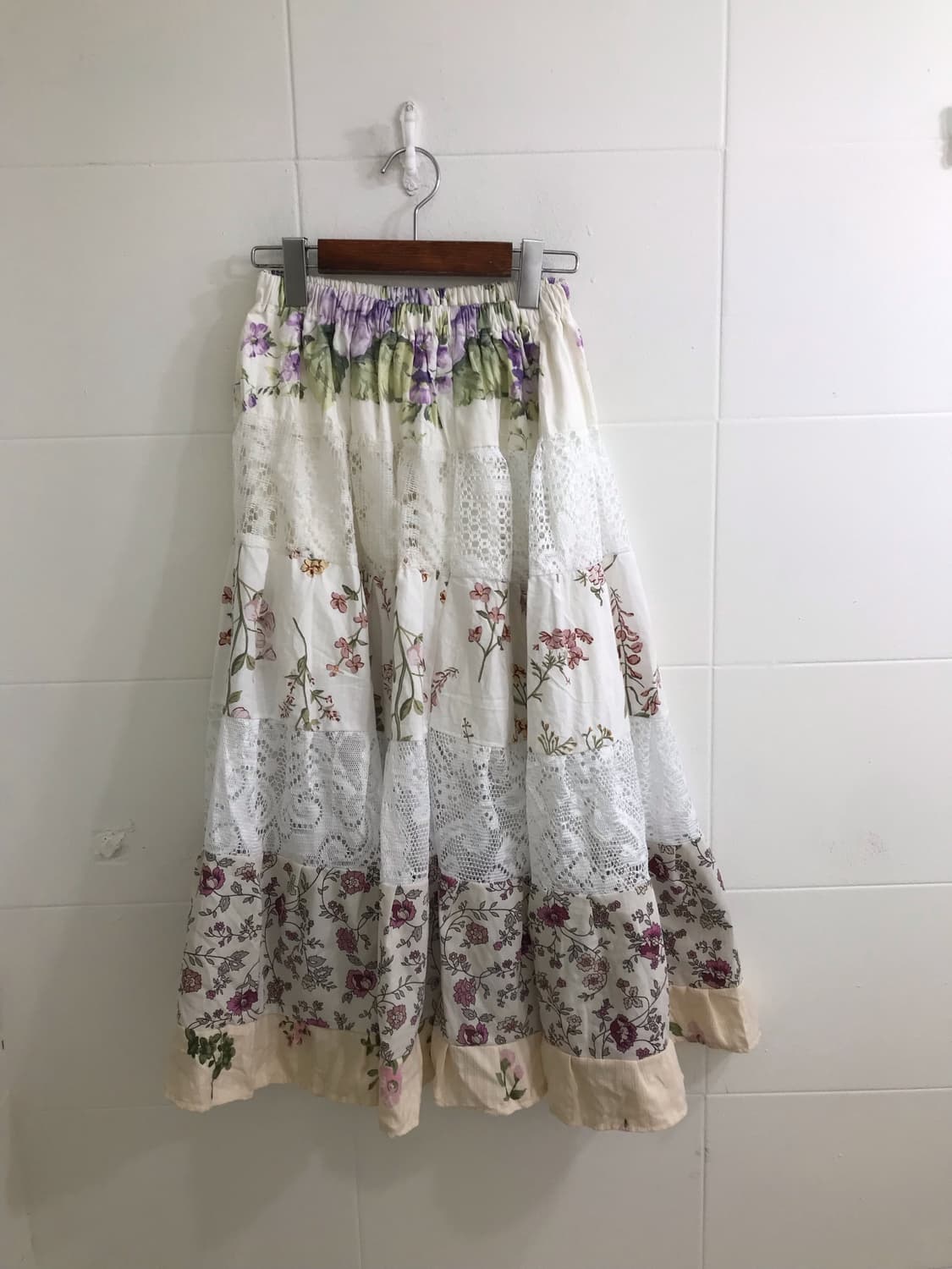 브라운 도트 플라워 모리걸 하구미 코디세트 상품이미지7