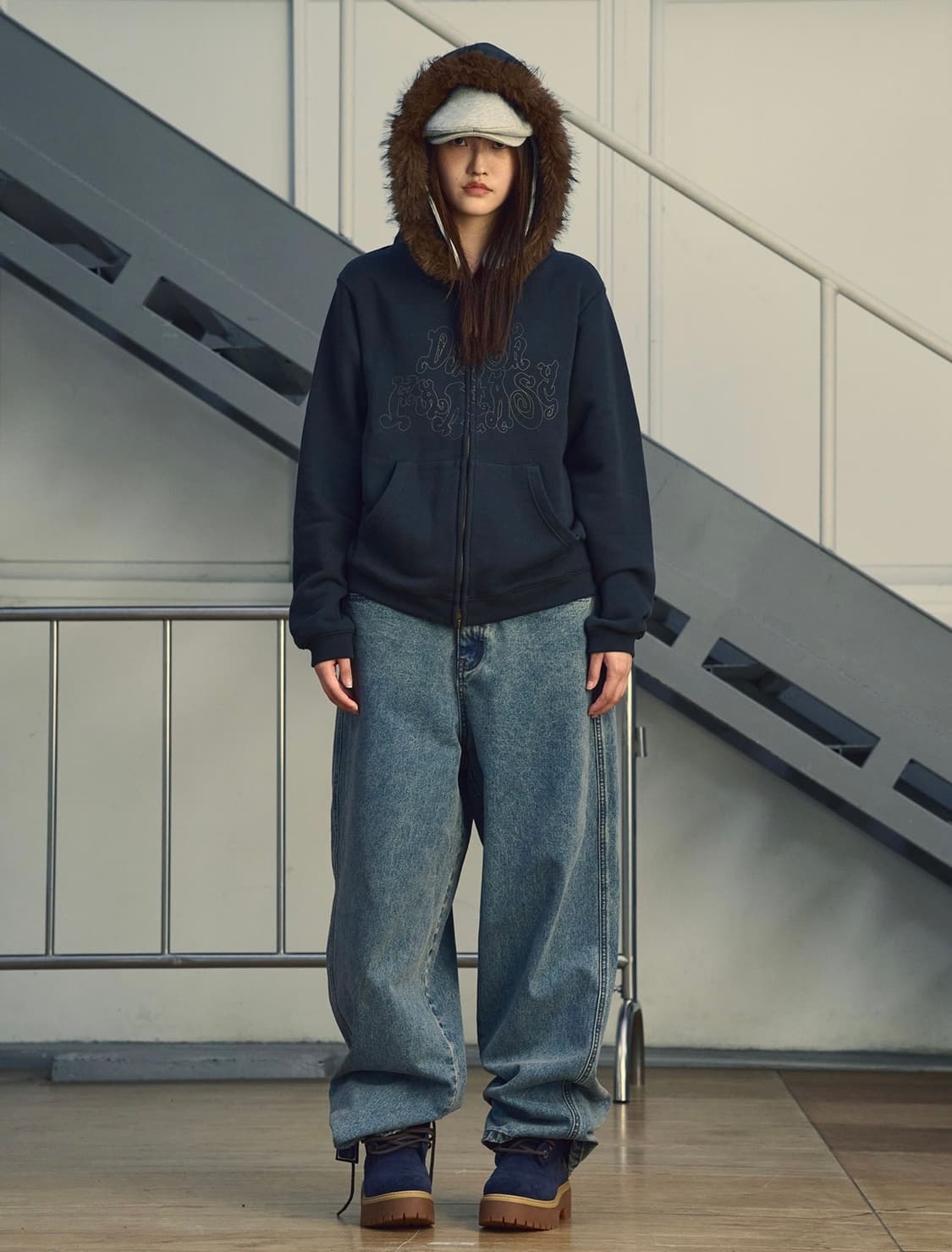 SHERPA BIG POCKET JEANS_BLUE 상품이미지2