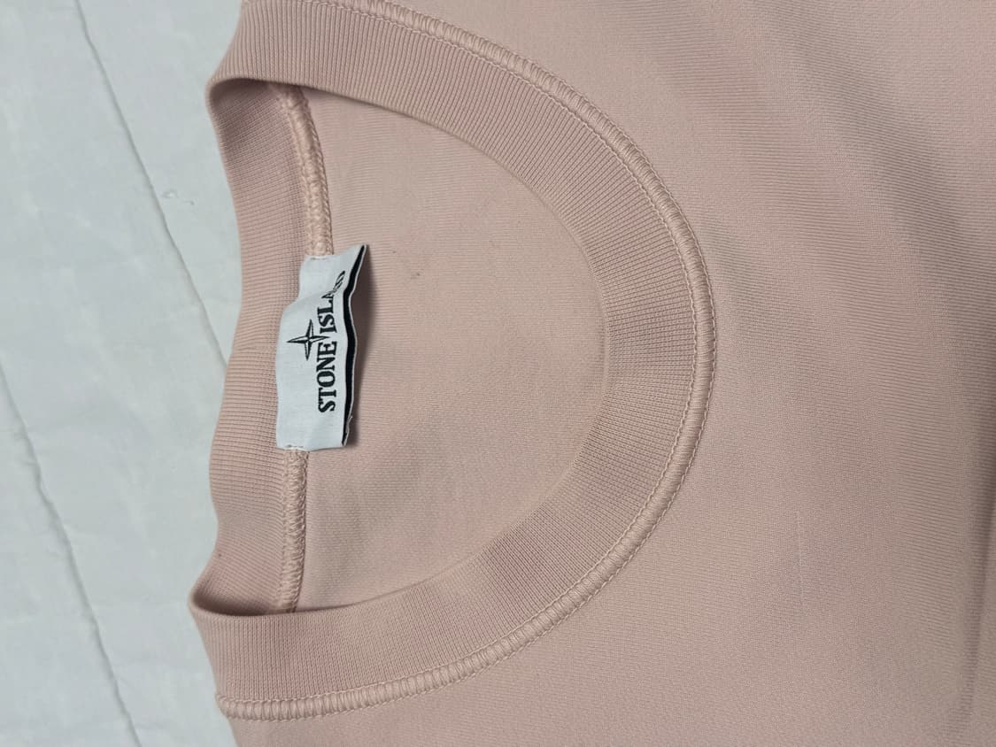 21ss스톤아일랜드 맨투맨 xl 인디핑크 한글택정품  741563051  상품이미지7