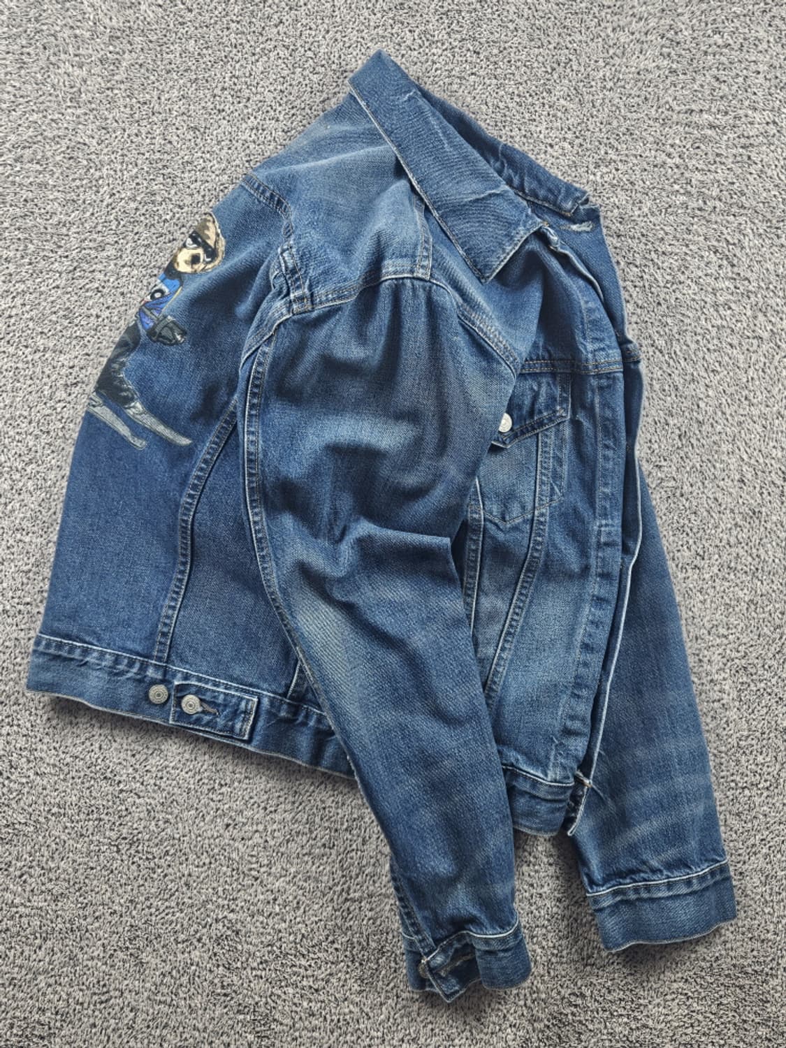 폴로랄프로렌 알파인 레이싱 스키 베어 데님 자켓 ( M ) / 10617 상품이미지4