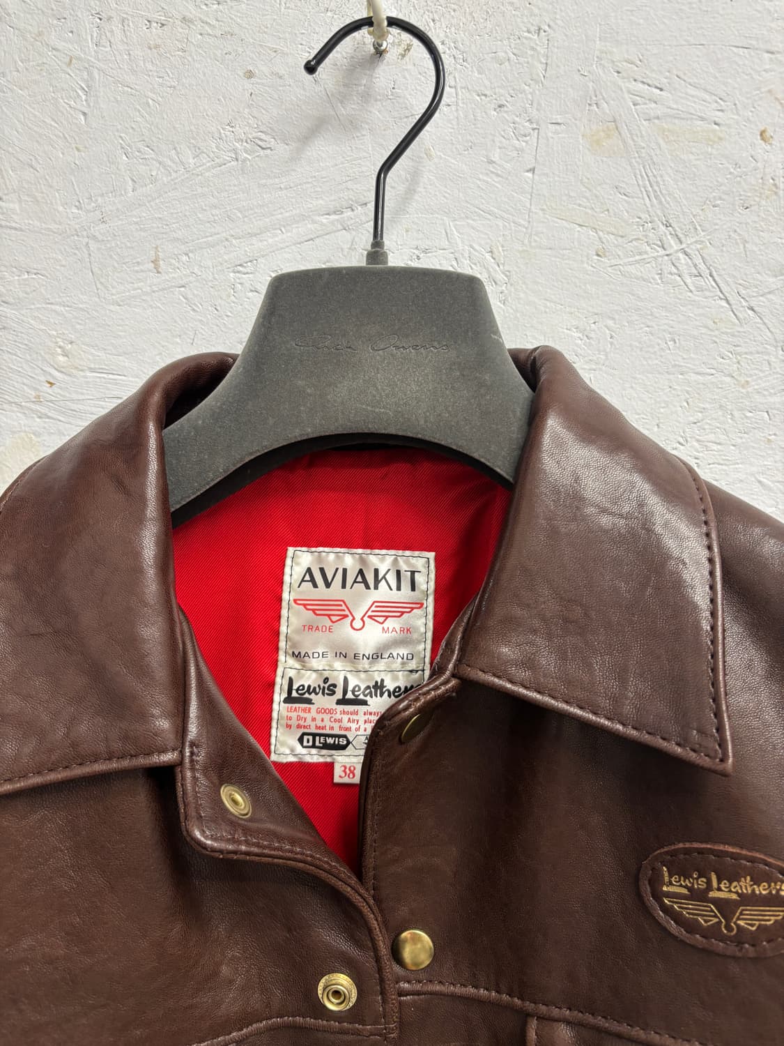 Aviakit Lewis leathers chestnut  상품이미지1