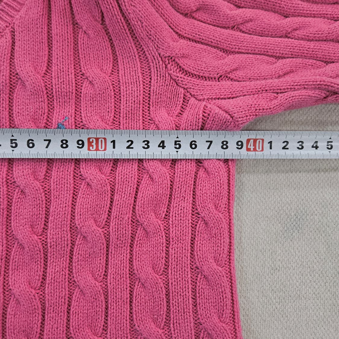 [6X] 폴로 랄프로렌 키즈 여아 케이블 니트 스웨터 가디건 0116Y1 상품이미지5