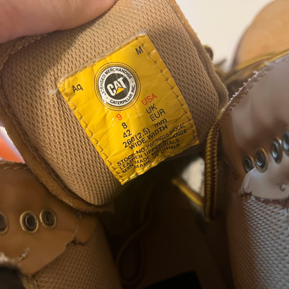 캐터필라 레이스업 앵클 부츠 상품이미지6