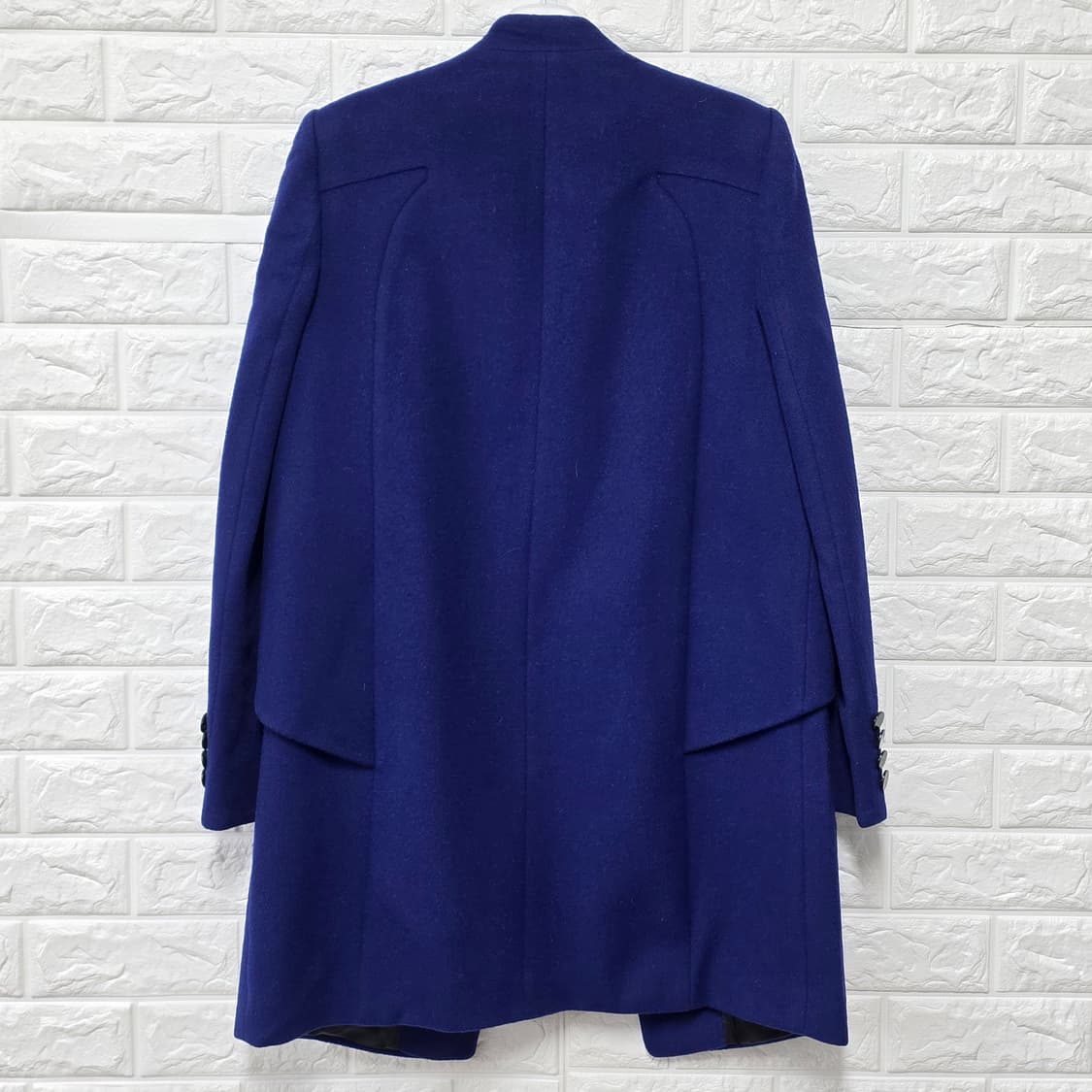 택포) 모조에스핀 블루 모직 코트 M  상품이미지4