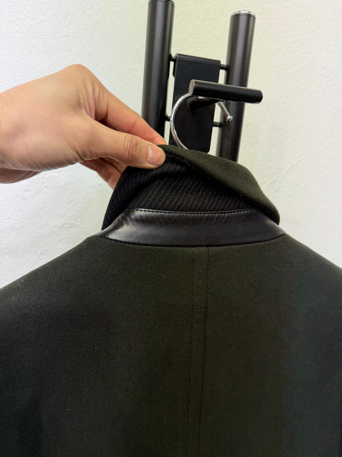 정품) 시스템옴므 한섬 울 캐시미어 코트 95 상품이미지5