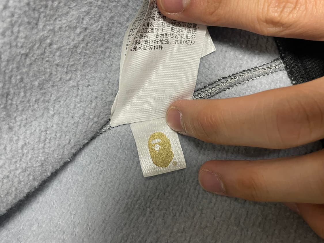 베이프 재패니즈 타투 카모 샤크 Fz 후드집업 블랙 상품이미지8