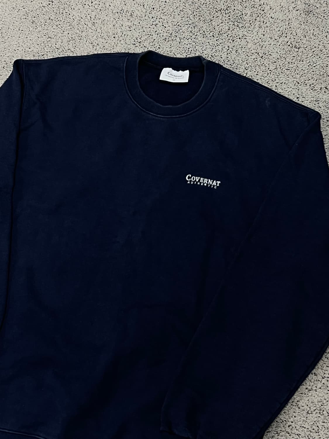 (L) 커버낫 네이비 맨투맨 상품이미지2