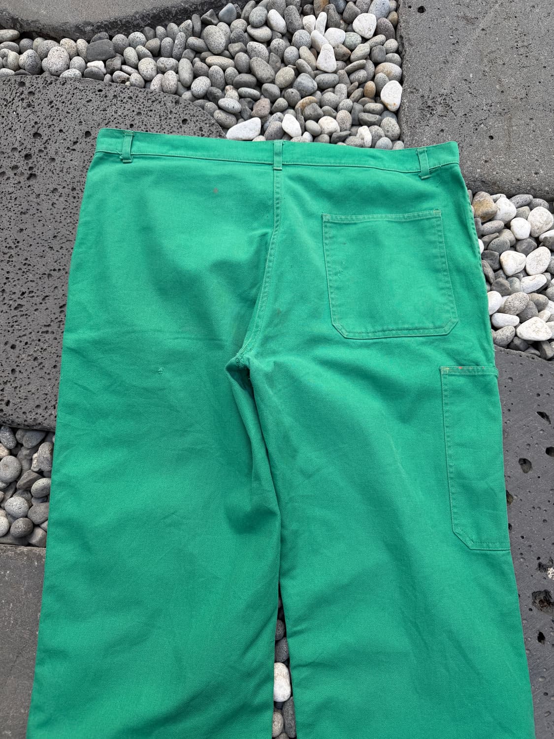 1980s GREEN FRENCH WORK PAINTER 프렌치워크팬츠 상품이미지7