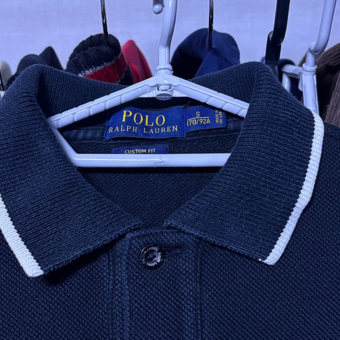 폴로 랄프로렌 패치 롱슬리브 검정 s 상품이미지2