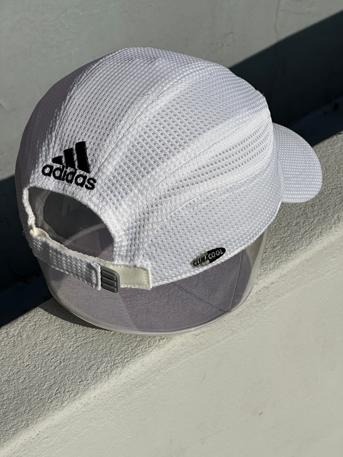 [F] 아디다스 화이트 러닝 볼캡 모자 상품이미지5