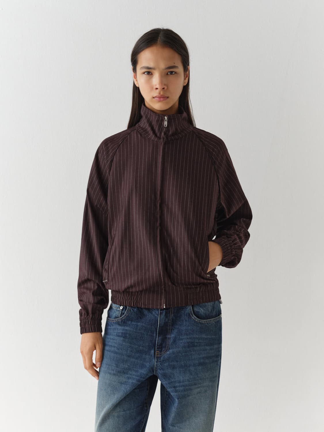 [XS,S]기마구아스 Brian 스트라이프 자켓/브라운 상품이미지1