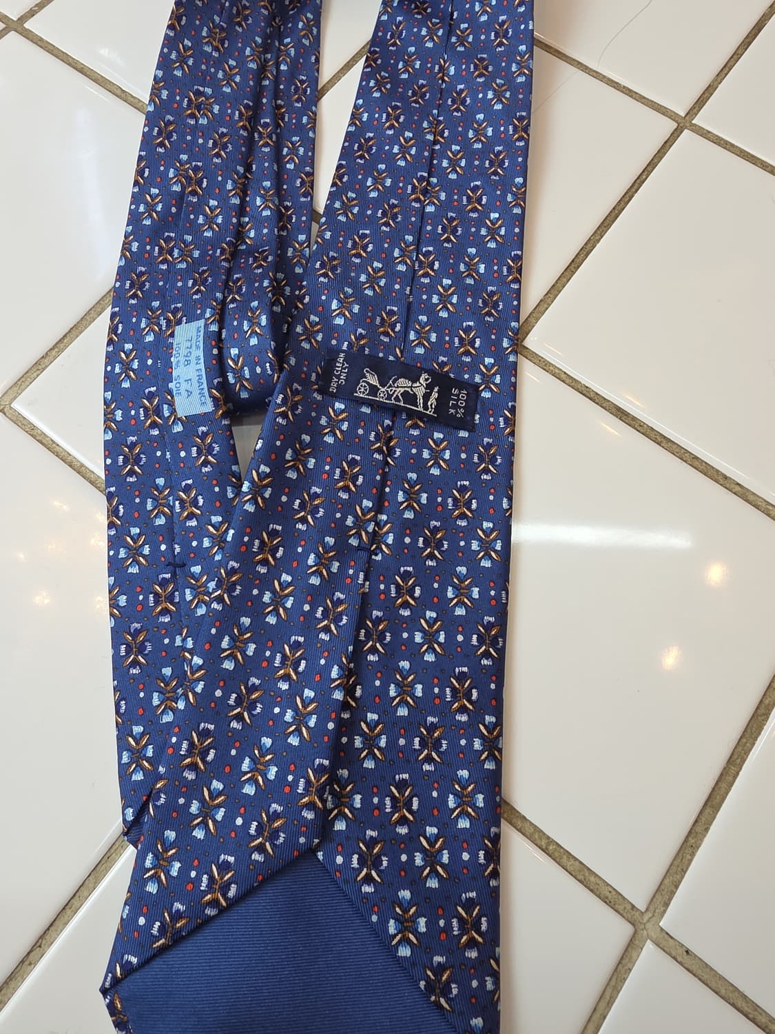 HERMES 실크넥타이 상품이미지3