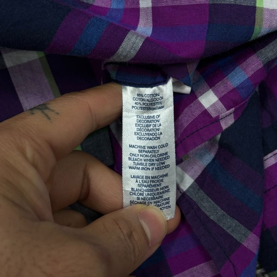 챕스 랄프로렌 체크 셔츠v0377 상품이미지7