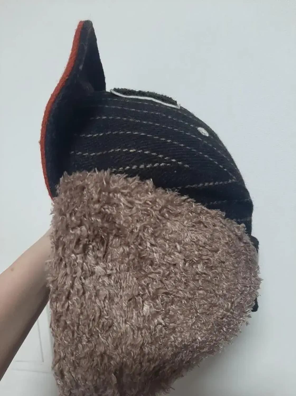 조절가능 남녀공용 털 귀도리 모직 모자 상품이미지2