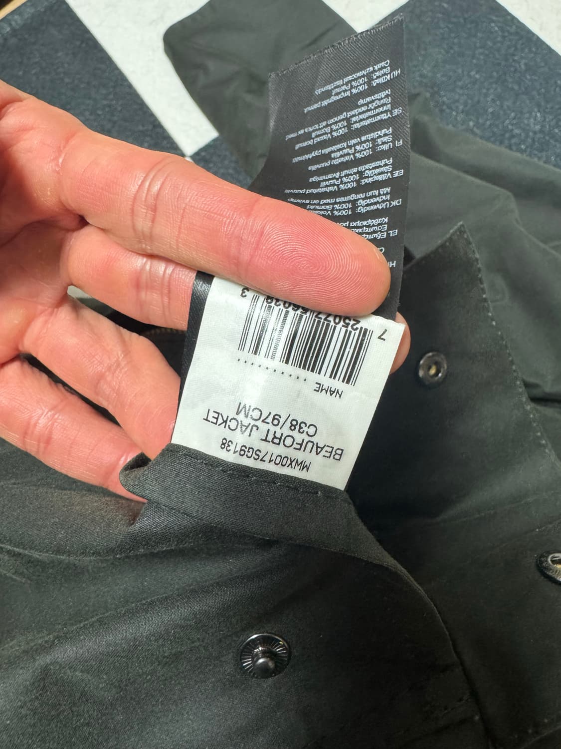 바버 뷰포트 왁스자켓 세이지 (38) 상품이미지2