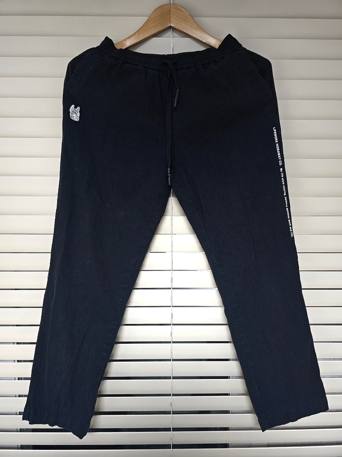 라이프워크 스트레이트 우븐 팬츠 FREE 상품이미지1