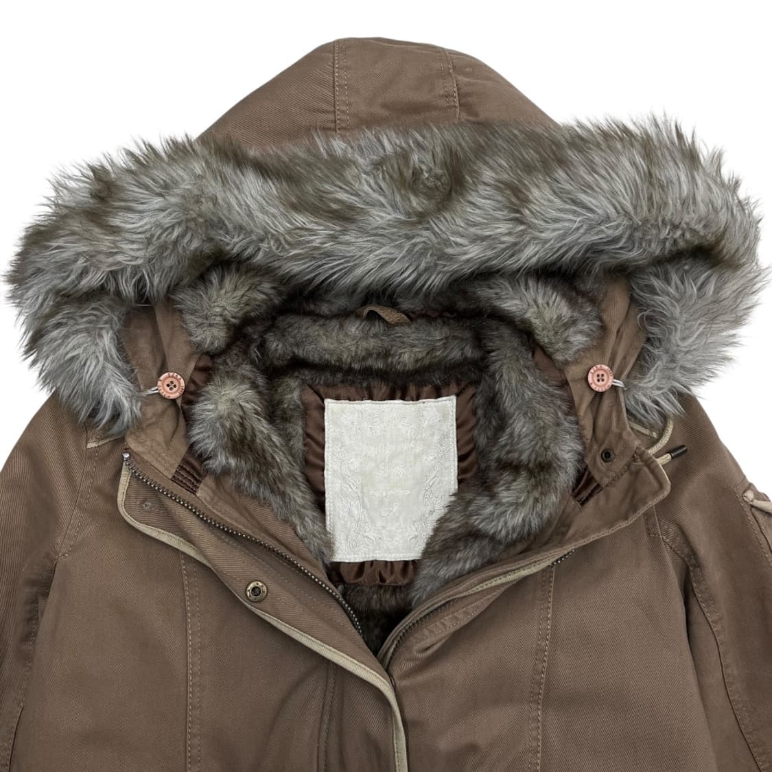 아베크롬비 y2k 순록로고 베이지 울프죠 자켓 상품이미지7