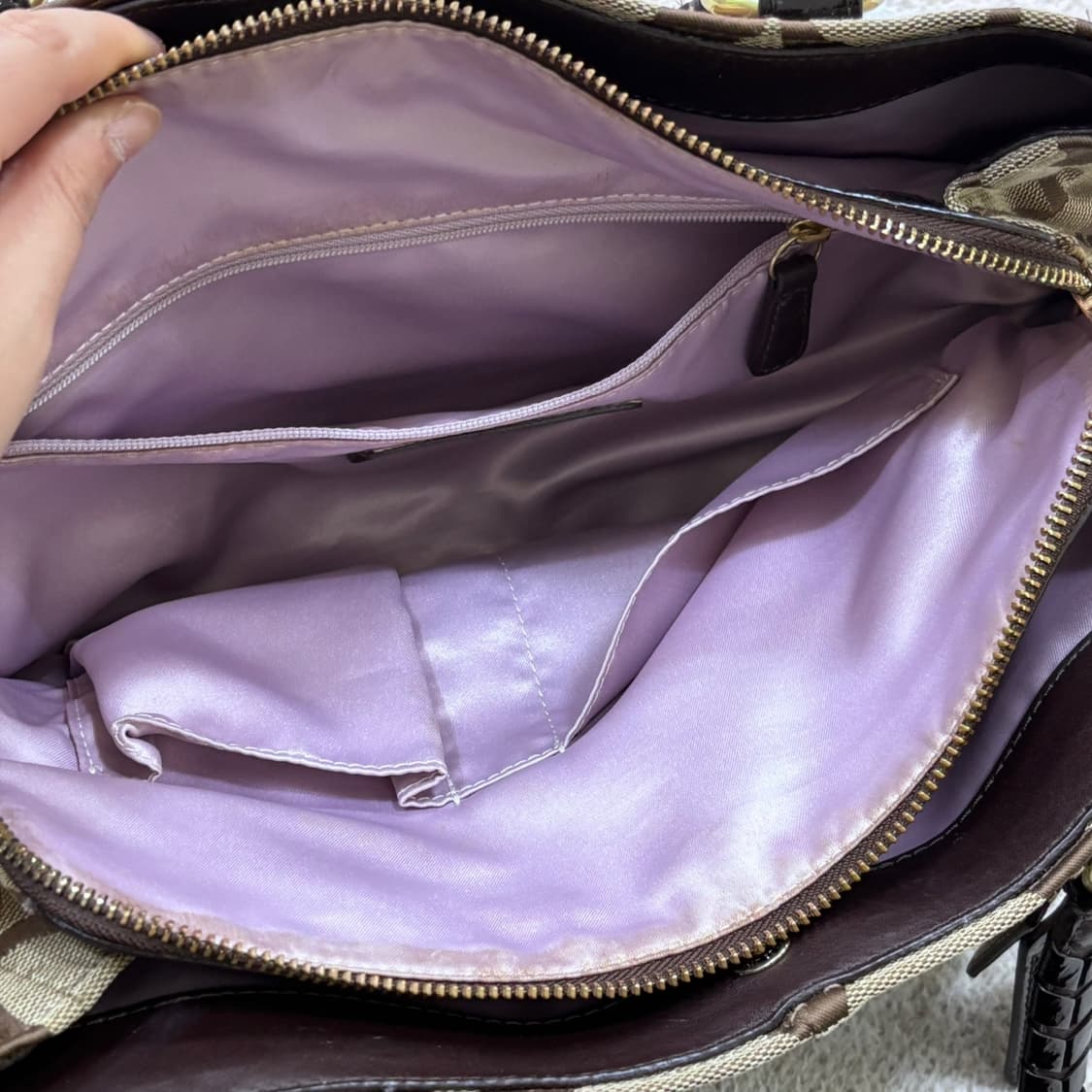 F 코치 18966 시그니처 토트백 0421E 상품이미지4