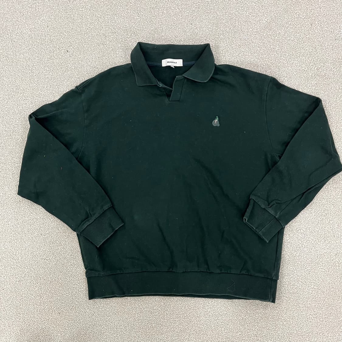 L 빈폴 오픈 카라 긴팔 맨투맨 0128M 상품이미지1