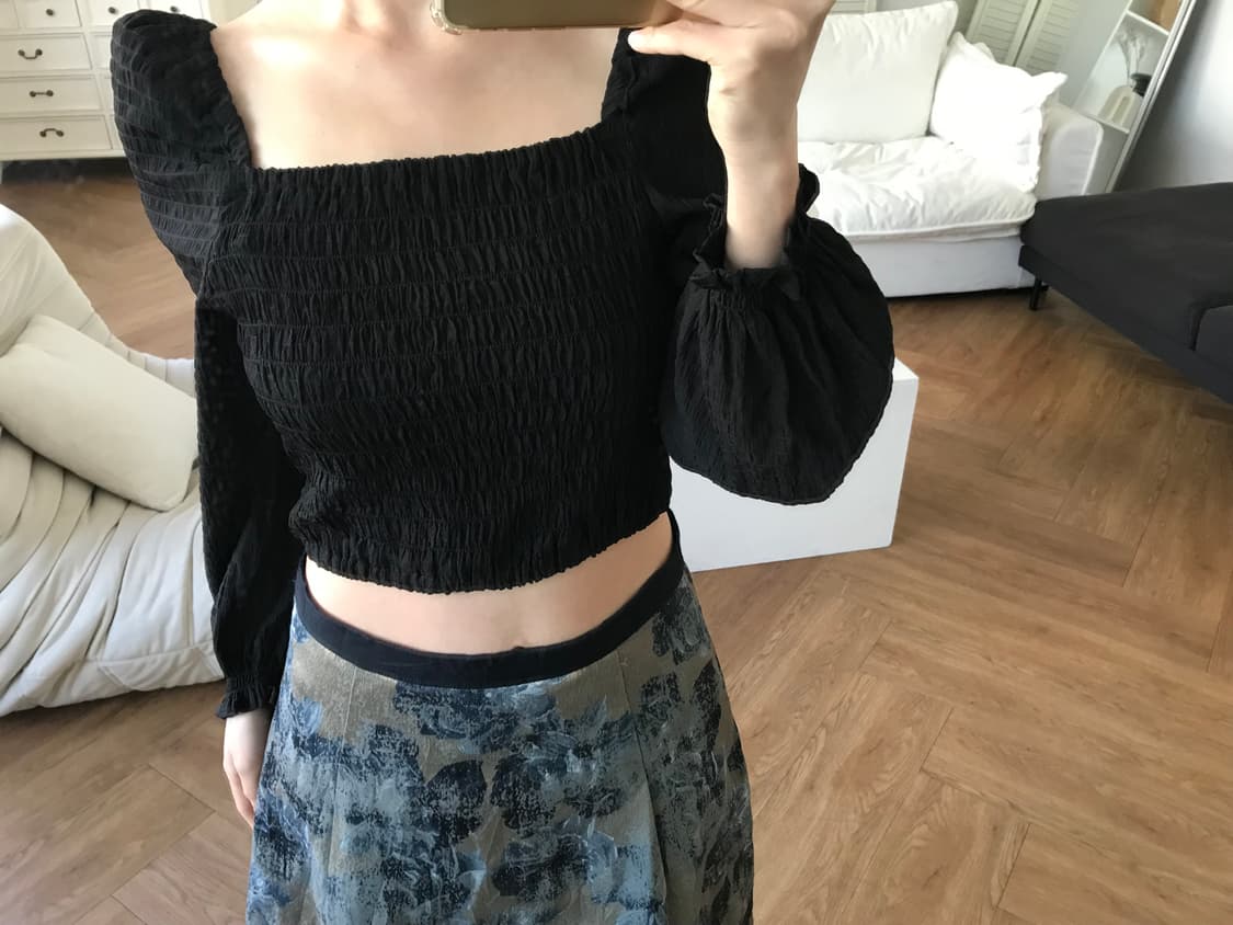 vintage puff blouse 상품이미지4