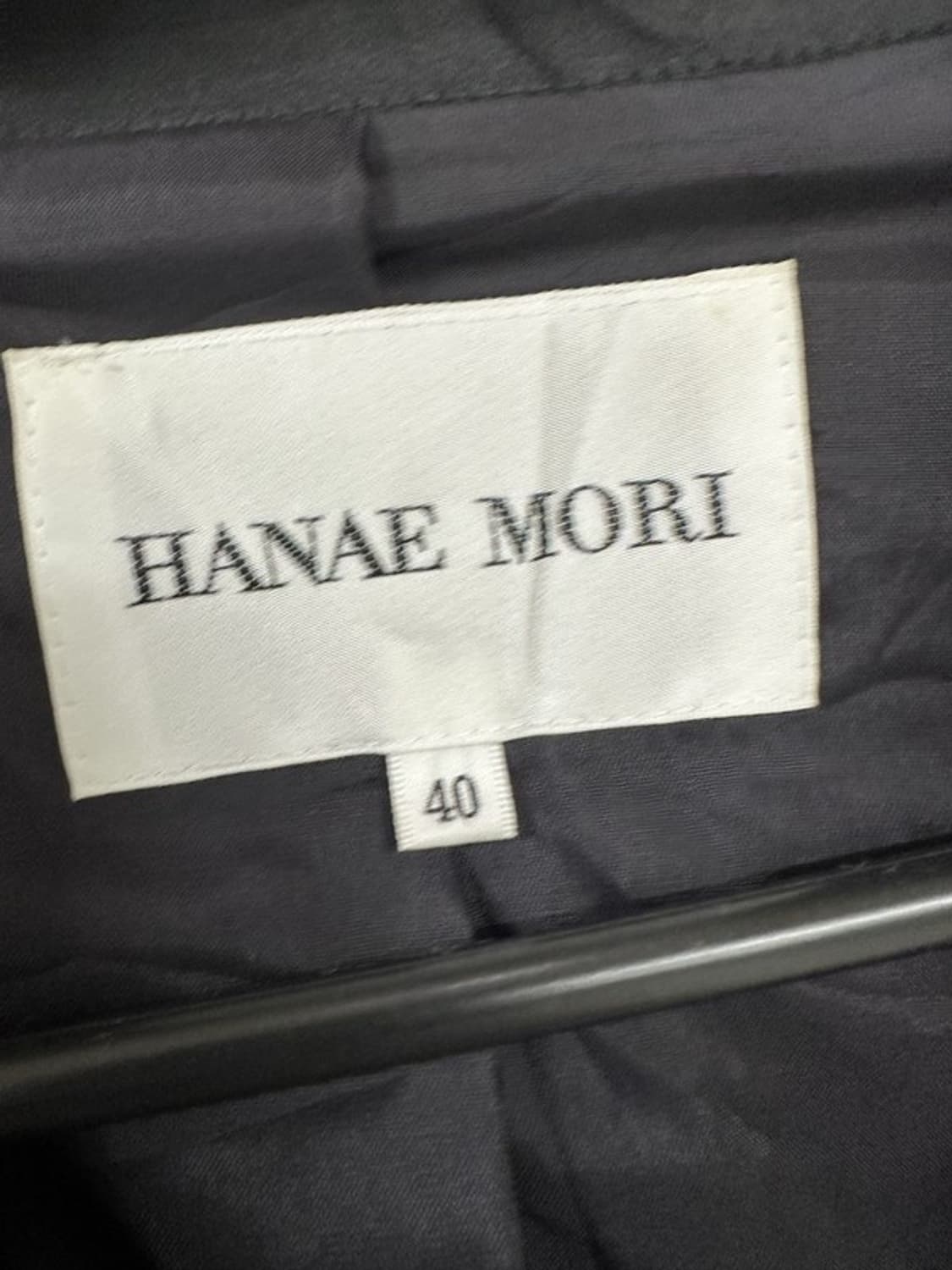 [40] HANAE MORI 하나에모리 코튼 트렌치코트 상품이미지3