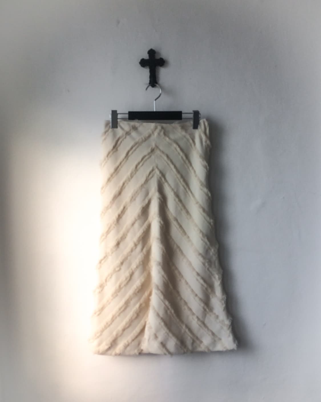 Fringe pattern point long skirt 상품이미지2