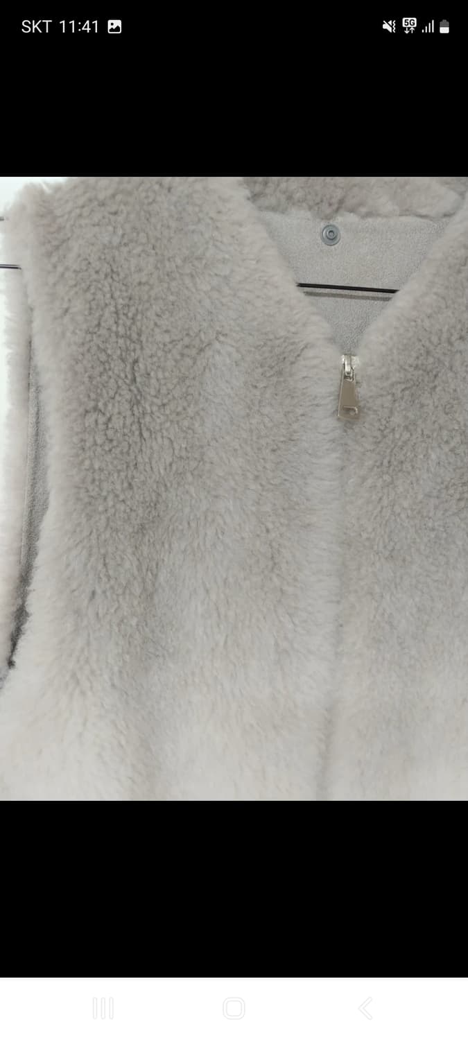 그라데이션 양털 조끼 상품이미지5