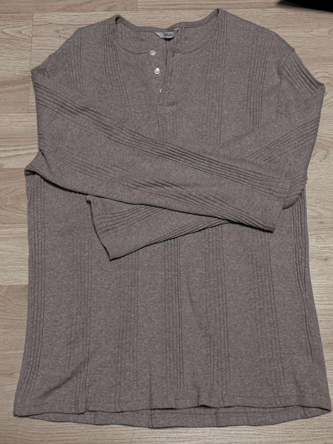 주앙옴므 헨리넥 롱슬리브/블랙,그레이 상품이미지3