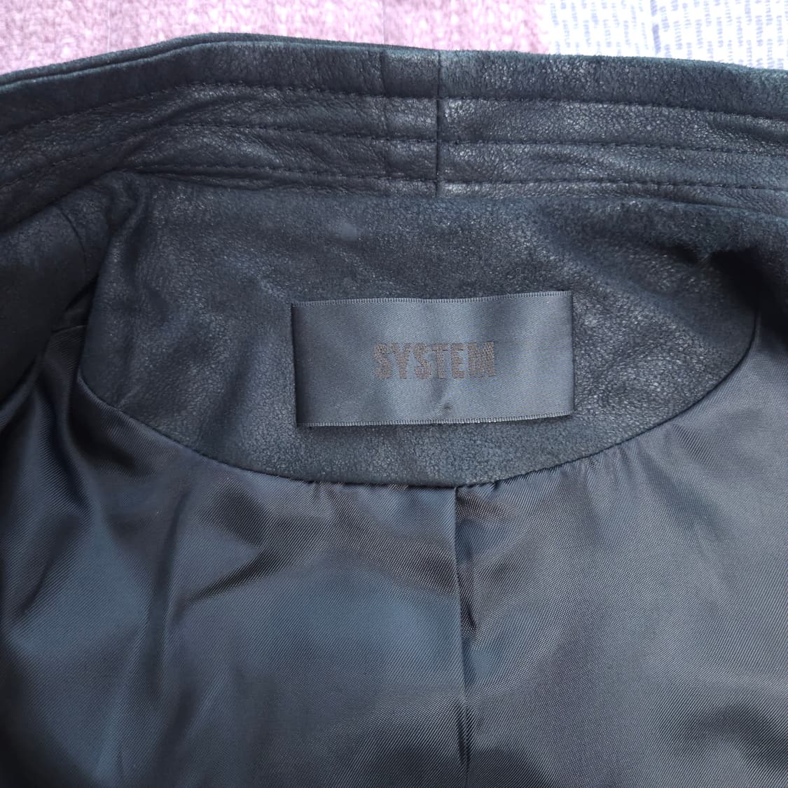 시스템 여성 양가죽 라이더 자켓 82-94-160 상품이미지2