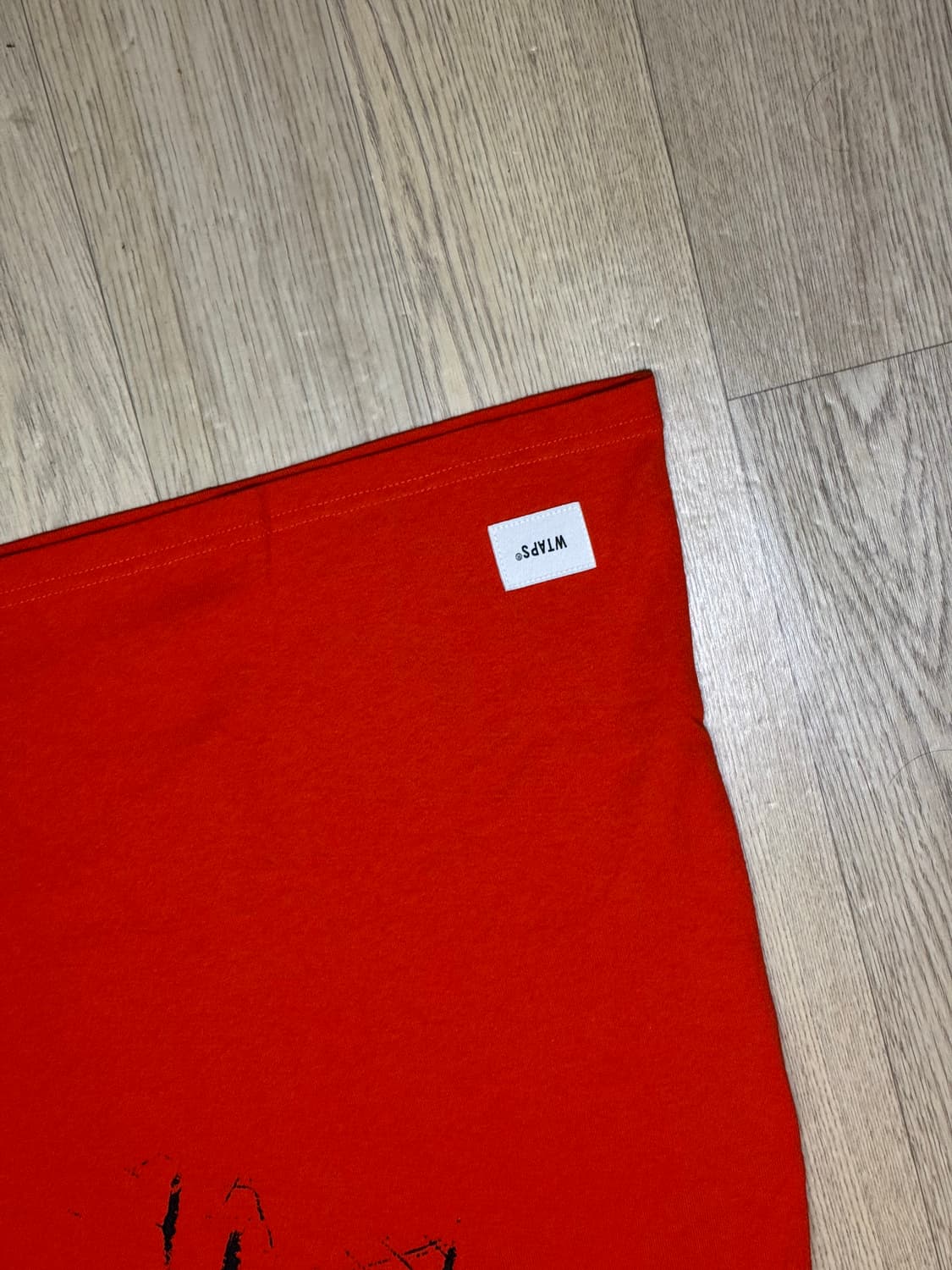 Wtaps 더블탭스 반스 보더 포켓 티셔츠 오렌지 상품이미지3