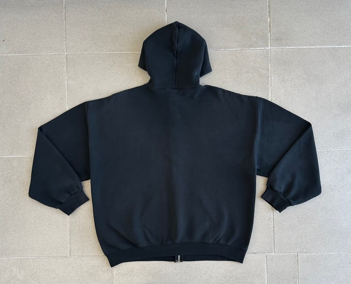 빈티지 러셀 후드집업 블랙 XL 상품이미지2