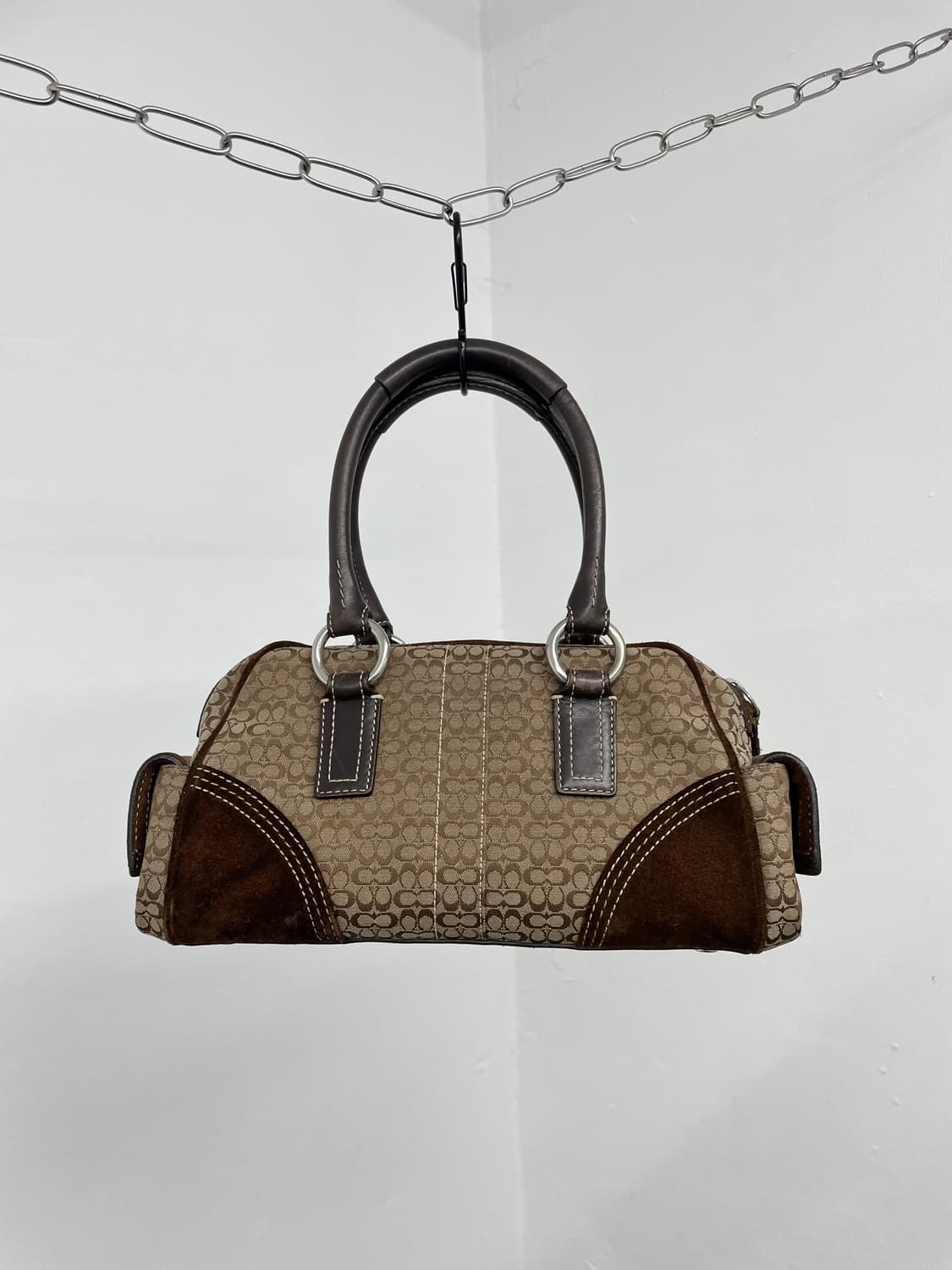 코치 자카드 시그니처 버클 포켓백 상품이미지9