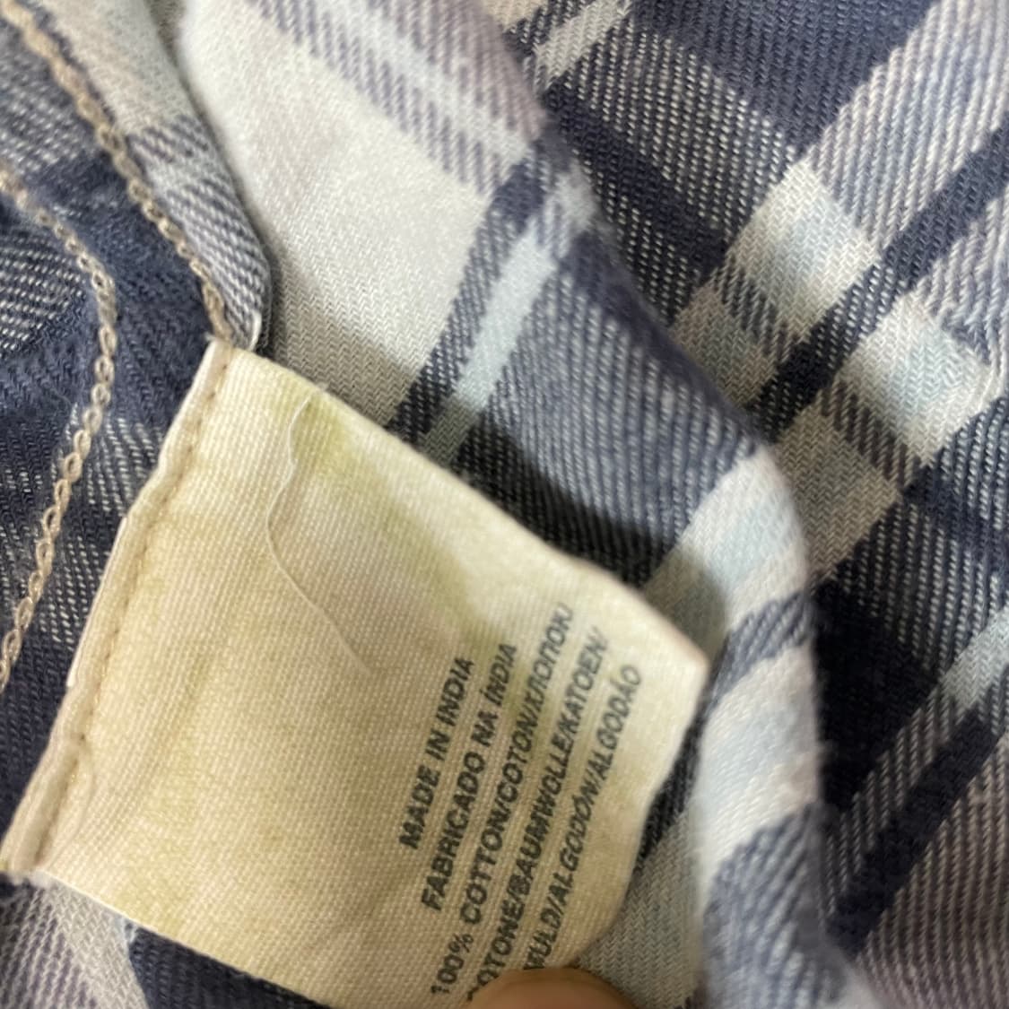 데님앤서플라이 패턴 데님셔츠 상품이미지4