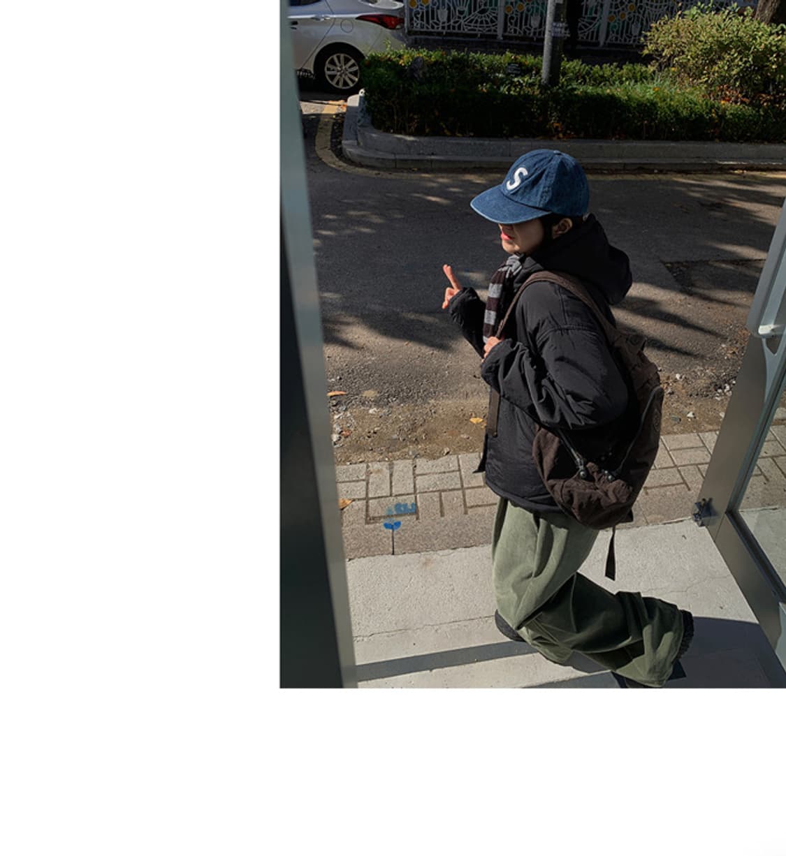 Vintage 바드리 패딩 점퍼 (블랙) 상품이미지2