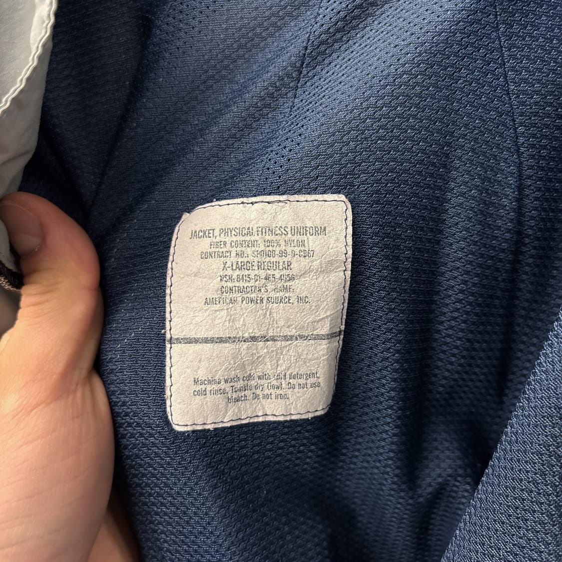 XL/R 90s IPFU 1세대 오리지널 US ARMY 바람막이 N816 상품이미지8