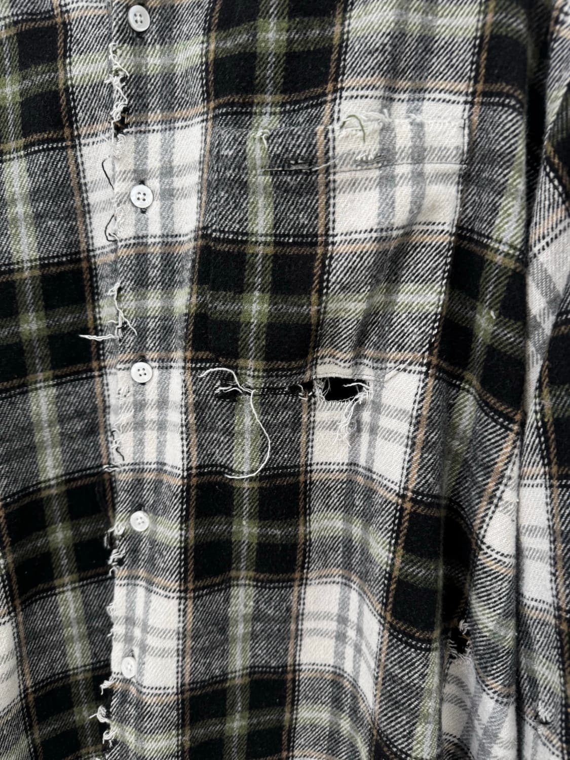빈티지 체크셔츠 상품이미지6
