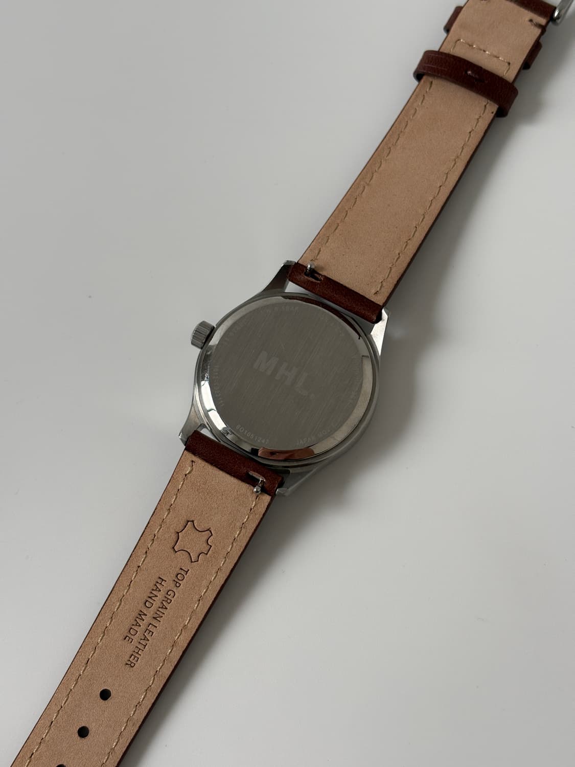 White Dial Arabic Silver Case Watch 상품이미지7