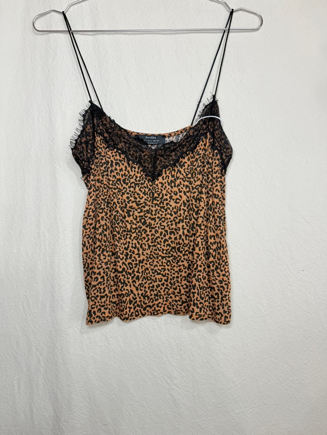BERSHKA 호피 레이스 나시 상품이미지1