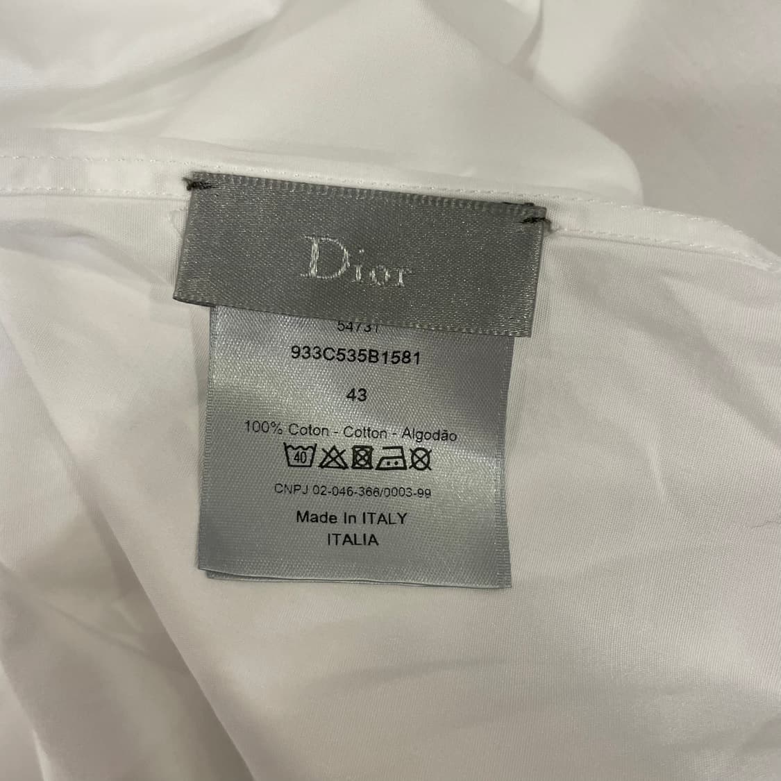 디올 스몰로고 셔츠 상품이미지10